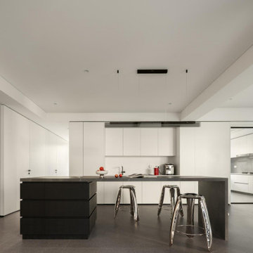Free Boundary · Ultra-Narrow Track Sliding Door
