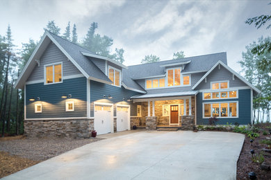 Example of a beach style exterior home design in Other