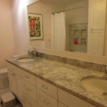 Transitional kids bathroom, Austin, TX