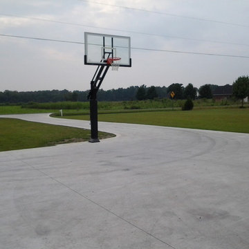 Philip O's Pro Dunk Platinum Basketball System on a 40x30 in Pembroke, NC