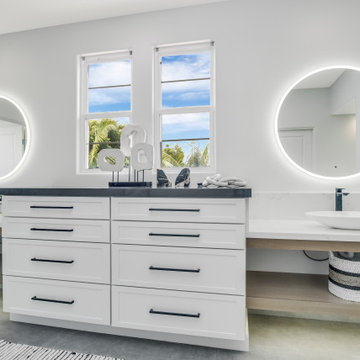 Modern Boho Bathroom(s)