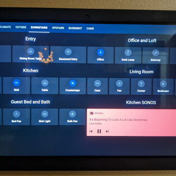 Custom security system and home automation