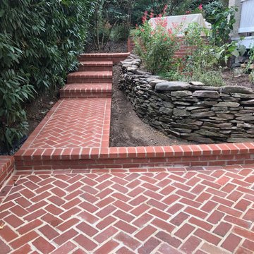Paver Multi Level Patios and Walkways in Cleveland Park, Washington DC