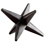 Cyan Design - Small Knucklebone Sculpture - A three-dimensional star sculpture evokes a classic jack and lends a hint of whimsy to traditional or contemporary decor. Boasting a rich bronze finish, the small piece offers a sense of timeless authenticity.