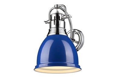 Duncan Chrome One-Light Wall Sconce