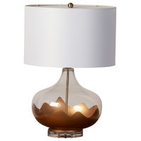 Golden Dunes Glass Table Lamp