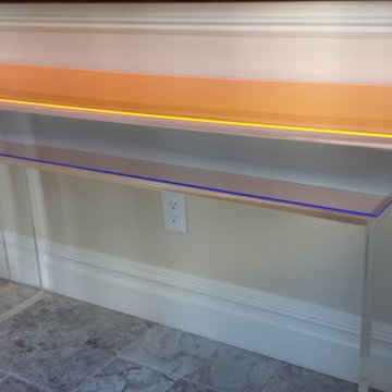 Console Table - double layer with color over lay