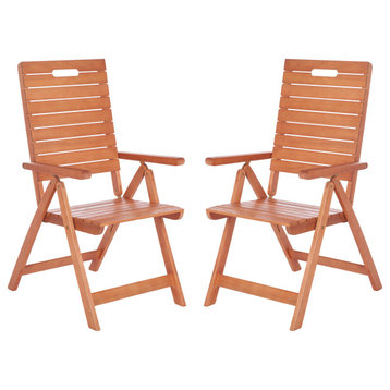 Safavieh Rence Folding Chair, Set of 2, Natural