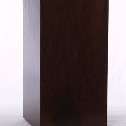 Dark Espresso Wood Rectangular Pedestals - Furniture