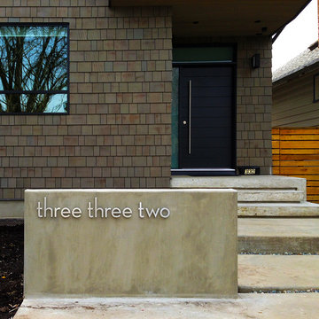modern house numbers - customer photo