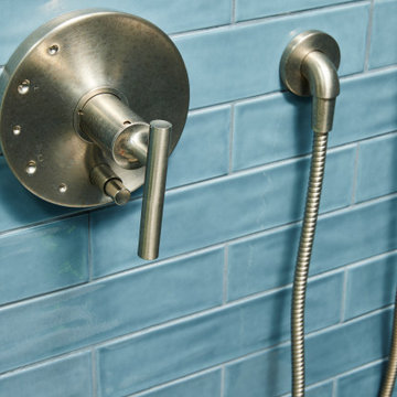 Fresh & Funky Double Bathroom Remodel