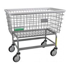 50 Most Por Wire Laundry Baskets On Wheels For 2019 Houzz R B Wire Products 201h Anti Antimicrobial Mega Capacity Dog Laundry Cart