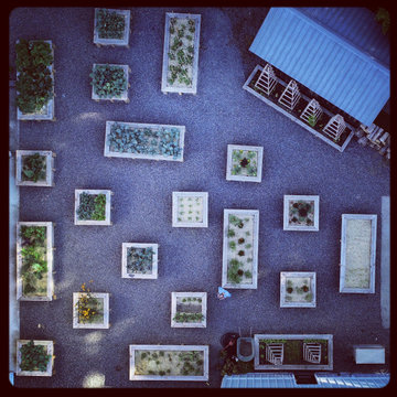 Crow's Nest Potager - Aerial View