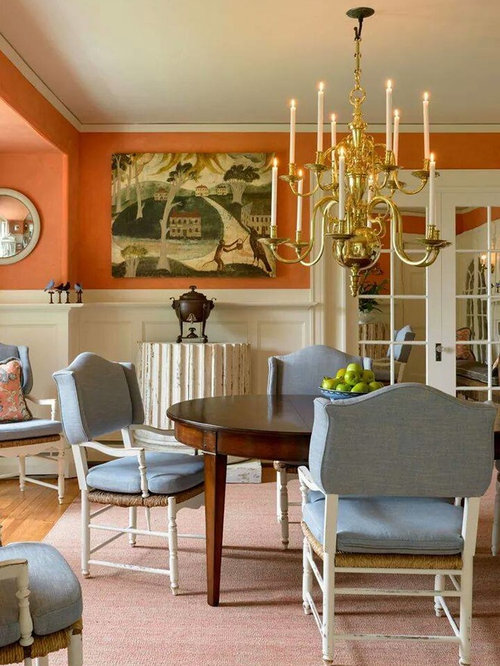 Pumpkin Wall Color | Houzz