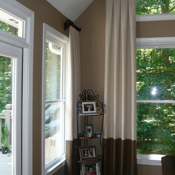 Suwanee home box pleat panels