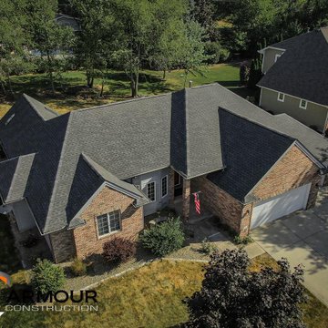 GAF Timberline HDZ Pewter Gray roof