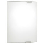 EGLO USA - 1x100W Wall Light w/ Chrome Finish & Satin Glass - Illuminate your home with the exquisite curvature design of the Eglo Grafik. This ADA wall sconce can be mounted vertically or horizontally for your styling desire. The satin glass emits an abundance of light that is sure to brighten your home with an opulent glow.