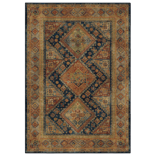 Orian Rugs Rich  Oriental Lorenz Blue Area Rug 5'3