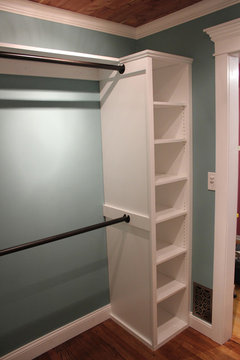 Closet design ideas for double door closet