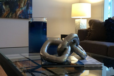 Example of a trendy home design design in Seattle