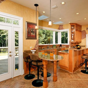 Custom Paint Job, Cabinets Bring Kitchen to Life