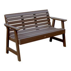 Highwood USA - Highwood USA Weatherly Outdoor Bench - Outdoor Benches