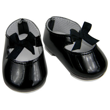 Jazz Tap Shoes for 18" Dolls, Black