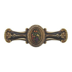 Inviting Home Inc. - Fruit Bouquet Pull, Hand-Tinted Brass - Cabinet And Drawer Handle Pulls