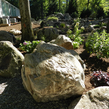 Boulder and Natural Elements Patio