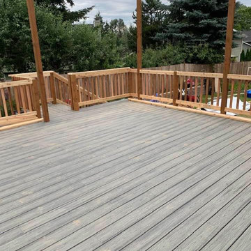Deck Remodel during