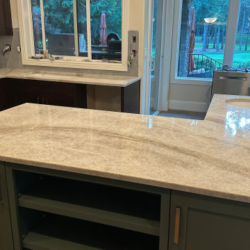 Gig Harbor Kitchen — Taj Mahal Quartzite