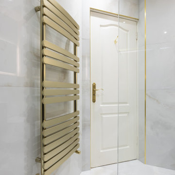 Onyx Bianco Marble-Effect and Kawala Nero Marble-Effect