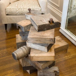 Repurposed and Reclaimed Reading Room - Sectional Sofas