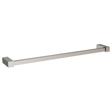 Amerock Monument Contemporary Towel Bar, Brushed Nickel, 18" Center-to-Center