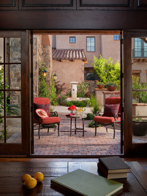 Houzz Tuscan Courtyards Design Ideas Remodel Pictures