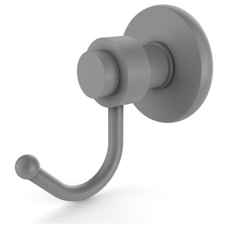 Mercury Robe Hook, Matte Gray