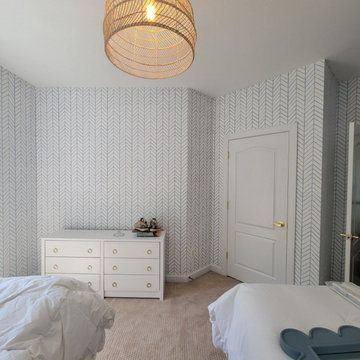 Wallpaper installation Bedroom in Burien