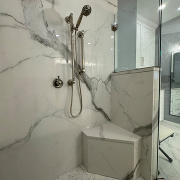 Sophisticated Haven. Primary bathroom renovation
