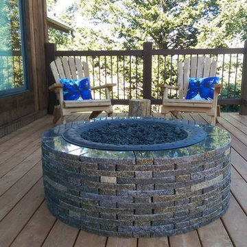 Recycled Granite Fire pits and Fire tables