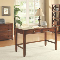 Coaster 801711 Talitha Office Desk w/ 2 Drawers - Home Office Furniture