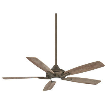 Minka Aire Dyno 52" LED Ceiling Fan With Remote Control, Heirloom Bronze