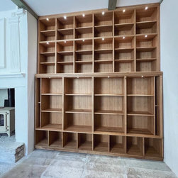 Biblioth&egrave;que ch&ecirc;ne massif - Bookcases