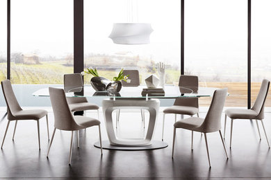 CS/4064 Orbital Glass Dining Table by Calligaris, Italy