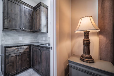 Inspiration for a rustic home design remodel in Austin