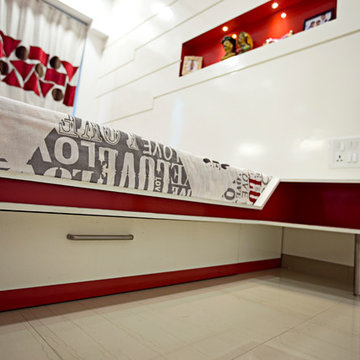 RED WHITE BEDROOM by AMA