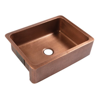 Cocina 30, 30-Inch Copper Kitchen Sink