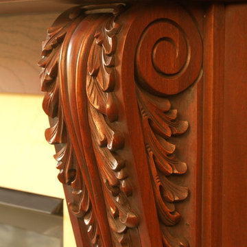 Residential Bar Wood Carving