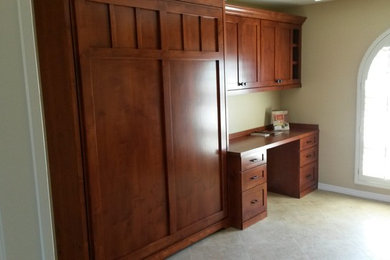 Inspiration for a timeless home office remodel in Phoenix