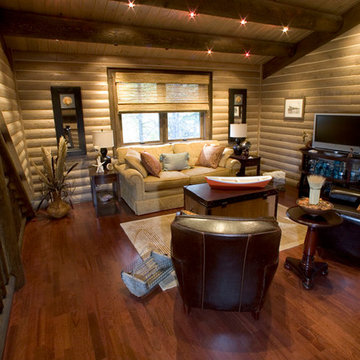 Custom Log Home for Extreme Makeover: Home Edition