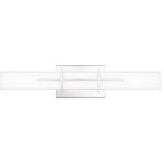 Quoizel Lighting - Quoizel Lighting - Gemini Contemporary Bath Vanity - 4.75 Inches high-Polished - Collection: Gemini, Material: Steel, Finish Color: Polished Chrome, Width: 22.5", Height: 4.75", Length: 4.25", Depth: 4.25", Backplate Width: 7.25", Backplate Length: 4.75", Lamping Type: LED, Number Of Bulbs: 1, Wattage: 17 Watts, Cri: 90, Color Temperature: 3000 Kelvin, Lumens: 2500, Dimmable: Yes, Moisture Rating: Damp Rated, Desc: The Gemini collection is the perfect updated look for your bathroom. The modern style of this fixture is available in an Aged Brass or Polished Chrome finish, and is paired with an opal etched glass shade. The integrated LED light source provides energy saving, long lasting performance, and is low maintenance.   Warranty: 5 Years   Color Temperature: 3000    / Lumen: 1329    / CRI: 90    / Room Style: Bathroom    / Mounting Direction: Horizontal/Vertical    / Shade Included: Yes    / Cord Length: 6.00    / Dimmable: Yes   .  Assembly Required: Yes    / Back Plate Height: 4.75    / Back Plate Width: 7.25    / Dimmable: Yes    / Shade Included: Yes   . ,-Gemini Contemporary Bath Vanity - 4.75 Inches high-Polished Chrome Finish-Gemini Bath Light, Bath Light,, vanity light, bathroom light, over sink light, bath bar, multi light wall sconce, vanity strip light, sink lighting, linear shape bath vanity light, rectangular shape bath vanity light, bath bar, bath bar light, flush lighting, flush light, flush vanity lighting, flush vanity light, flush vanity sconce,contemporary bath vanity light, modern bath vanity light, 1 light vanity, 1 light bath light, shadded bath vanity light, hidden bulb bath vanity light, aged brass finish vanity light, opal etched glass shade vanity light,-PCGI8523C